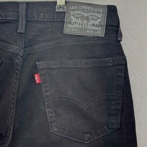 Levi's 531 Black Premium Cotton Blend Jeans 31x32 (Now 30x29) Emo Streetwear